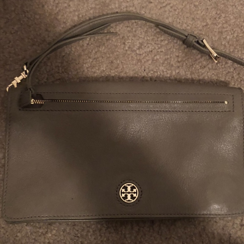 Tory Burch Gray Crossbody Bag